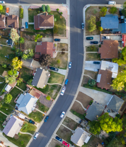 Colorado suburban neighborhood